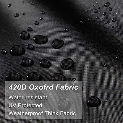  Universal Rollaway Bed Cover, Folding Bed Storage Cover Bed Protector (Black, Twin / 38 Inch)