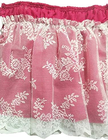  Wrap-Around Lace Bed Skirt Ruffled Bedskirt Dust Cover Ruffle Bed Sheet Case