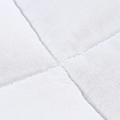  All Season Down Alternative Quilted Twin/Twin XL Comforter - Duvet Insert With Corner Tabs - Machine Washable – Bed Comforter - White