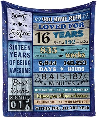  Julazy 13th Birthday Gifts For Girls Boys Blanket 50"X40", 13 Year Old Girl Boy Gift Ideas, Best Gifts For 13 Year Old Girl, Coolest Gifts For 13 Year Old Boy
