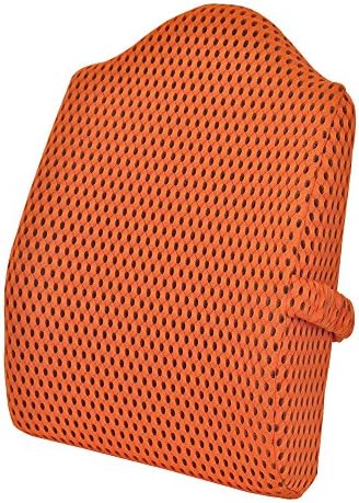  Sleep Science Patented Premium Ergonomic Back Pain Relief Memory Foam Lumbar Pillow Back Cushion For Office Chairs Recliners Sofas Extra Wide Extra Large Navy Blue 18 * 18 * 5in