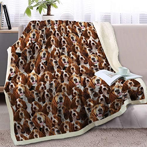 Beagle Blankets And Throws Fuzzy Dog Blanket Kids Beagle Hound Fleece Blanket Cute Puppy Fuzzy Blanket Beagle Mom Blanket Beagle Gifts For Beagle Lovers Adults Women Men (50 X 60 Inches)