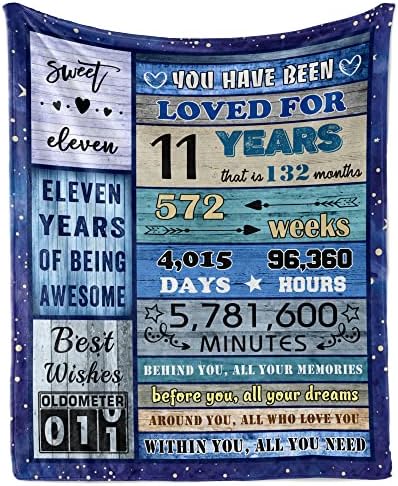  Julazy 13th Birthday Gifts For Girls Boys Blanket 50"X40", 13 Year Old Girl Boy Gift Ideas, Best Gifts For 13 Year Old Girl, Coolest Gifts For 13 Year Old Boy