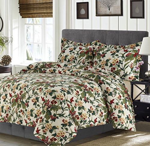  MADRDUVETKILA Madrid Tropical Rainforest Oversized Duvet Set, King, Lavender