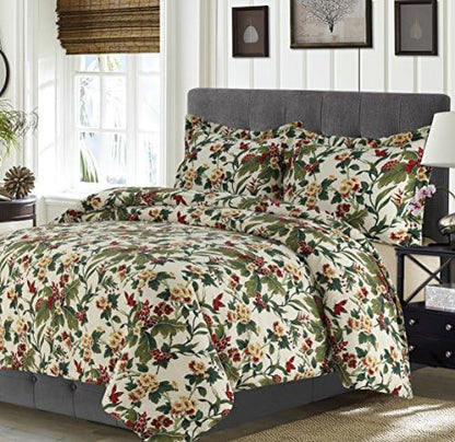  MADRDUVETKILA Madrid Tropical Rainforest Oversized Duvet Set, King, Lavender