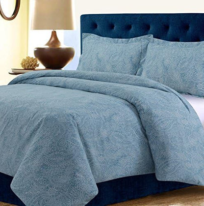  MADRDUVETKILA Madrid Tropical Rainforest Oversized Duvet Set, King, Lavender