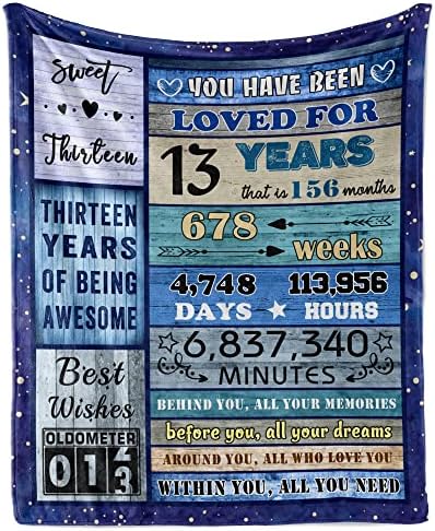 25th Birthday Gifts For Women Blanket 60"X50", 25th Birthday Decorations For Men Women, Gifts For 25 Year Old Male Female, Best Birthday Gift Ideas For Women Men