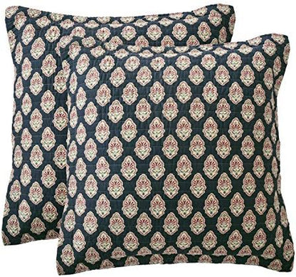  - Moreno Comforter Set - King Comforter + Two King Pillow Cases - Traditional Damask - Red, Blue, Grey, Gold, Teal - Comforter (106 X 94in.) And Pillow Case (36 X 20in.) - Cotton