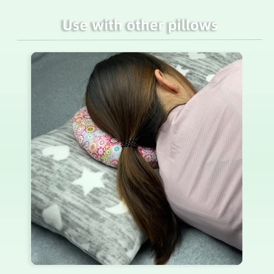 Pinklilycare Pillow With A Ear Hole For CNH And Ear Piercing Ear Pain Ear Inflammation Pressure Sores Side Sleeping Pillow Ear Guard Pillow