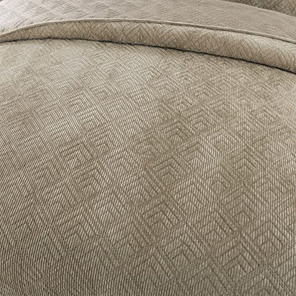  HoneiLife Bedspread Quilt Set King - 3 Piece Embroidered Corduroy Bedspreads Luxurious Coverlet Lightweight Bedcover Warm Bedding Set All Season Quilts-Taupe, King Size