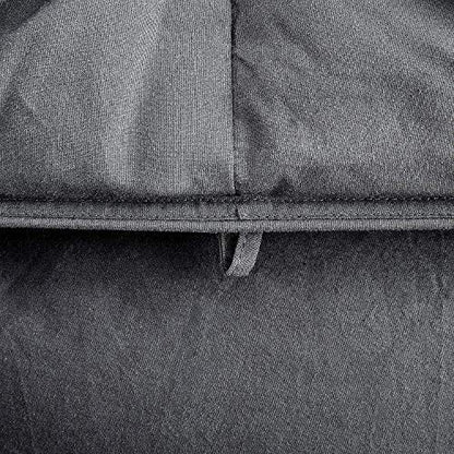  HOMBYS California King Feather And Down Comforter, 108 X 98 Inches Grey Pinch Pleat Cal King Size Duvet Insert With 100% Cotton Downproof Cover, Thick Fluffy Oversized Comforter For All Season