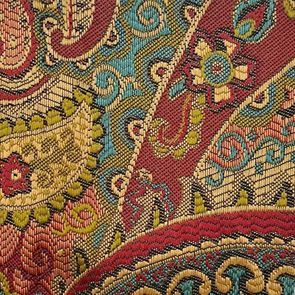  Paseo Road By HiEnd Accents | San Angelo Euro Sham, 27x27 Inch, Teal, Paisley Pattern, Western Rustic Traditional Farmhouse Style Luxury Bedding
