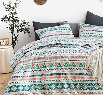  SUSYBAO Constellation Patterned Duvet Cover Queen 100% Cotton Navy Duvet Cover Set 3 Pieces 1 Navy Blue Galaxy Space Duvet Cover With Zipper Ties 2 Pillow Cases Luxury Soft Constellation Bedding Set