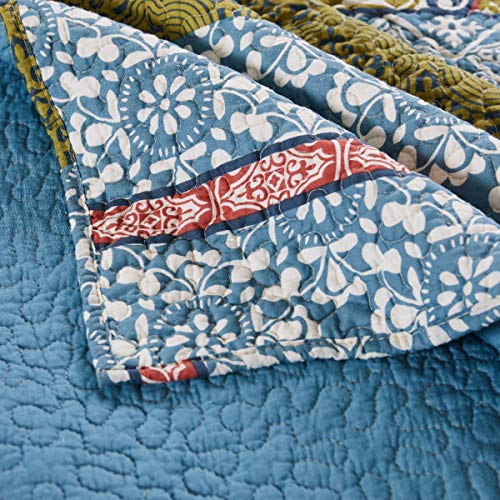  Greenland Home Shangri-La Quilt Set, 3-Piece Full/Queen, Multi