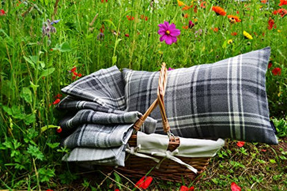  Artan Bed Runner To Fit Single Double & Kingsize Beds. Charcoal Grey 50 Cm X 165 Cm - 20 X 65 Inches Angus Range