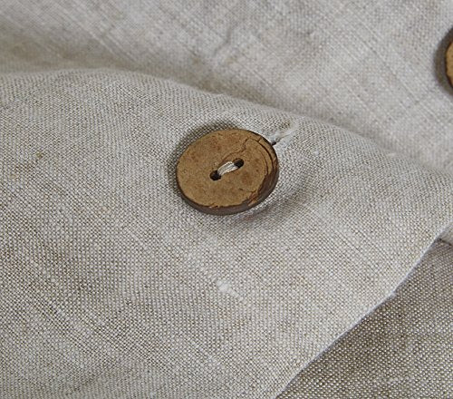  French Linen 3PC Duvet Cover Set In Natural Linen Color (King). Free Linen Kitchen Towel With Order. Shipment Within One Day With Priority Service.