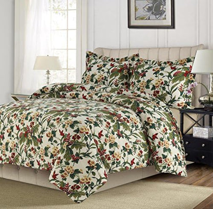  MADRDUVETKILA Madrid Tropical Rainforest Oversized Duvet Set, King, Lavender